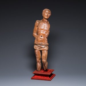 Saint Sébastien en bois sculpté, Allemagne, 16ème — photo 1