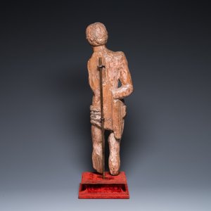 Saint Sébastien en bois sculpté, Allemagne, 16ème — photo 4