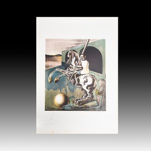 Salvador Dalí (1904-1989): 'Parade Équestre', lithograph on Arches paper, signed in pencil, ed. 214/500 — photo 1