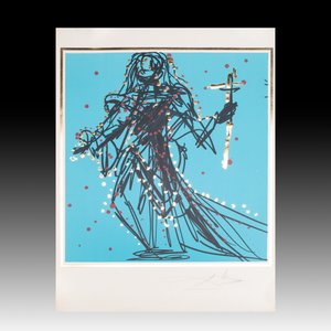 Salvador Dalí (1904-1989): three works of 'The Twelve Apostles' series, lithographs with metallic gold on Arches paper, signed in pencil — photo 2
