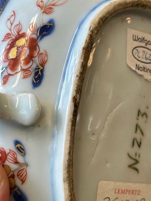 Saucière en porcelaine de Chine de style Imari, ancienne collection d'Auguste le Fort, Kangxi — photo 10