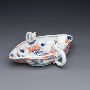 Saucière en porcelaine de Chine de style Imari, ancienne collection d'Auguste le Fort, Kangxi — photo 1