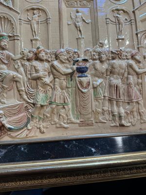 School of Bernard Palissy, a 'biblical subject' plaque , 17/18th C. — photo 13