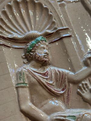 School of Bernard Palissy, a 'biblical subject' plaque , 17/18th C. — photo 16