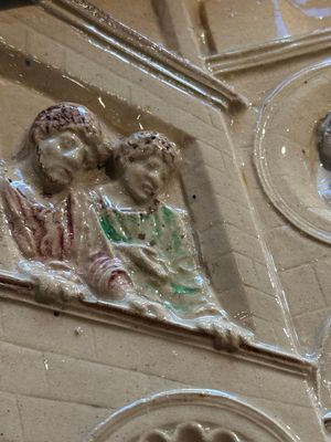 School of Bernard Palissy, a 'biblical subject' plaque , 17/18th C. — photo 17