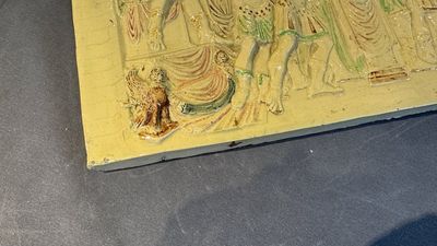 School of Bernard Palissy, a 'biblical subject' plaque , 17/18th C. — photo 5