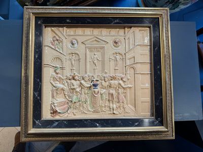 School of Bernard Palissy, a 'biblical subject' plaque , 17/18th C. — photo 8