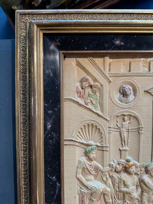 School of Bernard Palissy, a 'biblical subject' plaque , 17/18th C. — photo 9