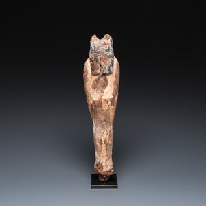 Sculpture d'Anoubis mummiforme en stuc et bois peint, Egypte, Nouvel Empire — photo 4