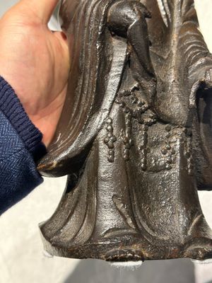 Sculpture de Guanyin en bronze, Chine, Ming — photo 6