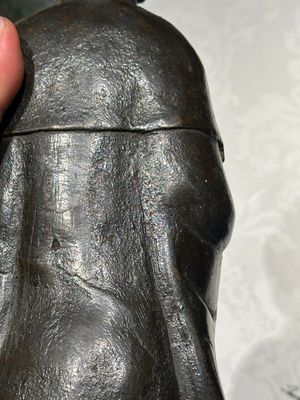 Sculpture de Guanyin en bronze, Chine, Ming — photo 9