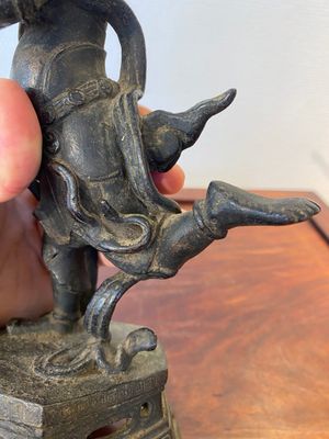Sculpture de Kui Xing en bronze, Chine, Ming — photo 7