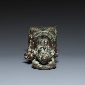 Sculpture de la déesse Dewi Tara en bronze, Royaume de Majapahit, Java, Indonésie, probablement 14ème — photo 6