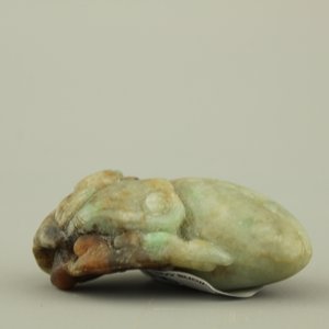 Sculpture de plantes en jade tacheté, 19e-20e — photo 2