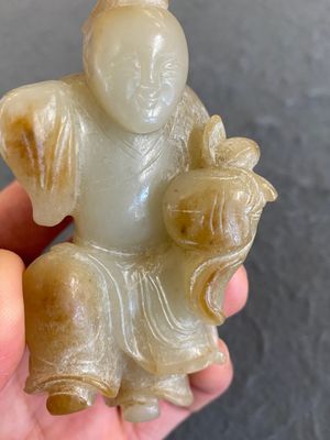 Sculpture d'un garçon en jade, Chine, 18/19ème — photo 8