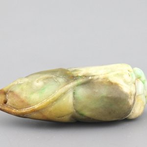 Sculptuur van citrusfruit in gevlekte jade, 19e-20e eeuw — foto 2