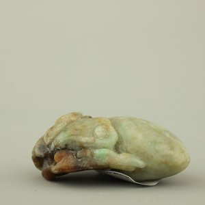 Sculptuur van planten in gevlekte jade, 19e-20e eeuw — foto 3
