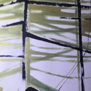 Se Ok Suh (Seok Suh) (Korea, 1929-): Zonder titel, inkt en kleur op papier — foto 14
