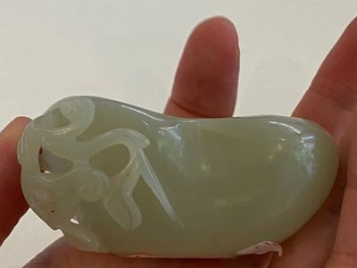 Sept objets de lettrés en porcelaine et pierres dures, Chine, 19/20ème — photo 21