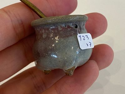 Sept objets de lettrés en porcelaine et pierres dures, Chine, 19/20ème — photo 6