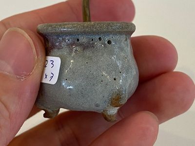 Sept objets de lettrés en porcelaine et pierres dures, Chine, 19/20ème — photo 7