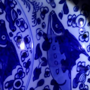 Sept pièces en porcelaine de Chine bleu et blanc, rouge de fer et de style Imari, Kangxi/Qianlong — photo 24