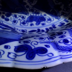 Sept pièces en porcelaine de Chine bleu et blanc, rouge de fer et de style Imari, Kangxi/Qianlong — photo 25