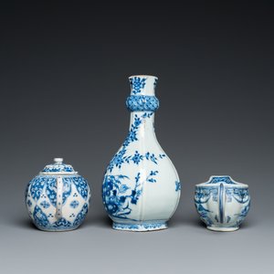 Sept pièces en porcelaine de Chine en bleu et blanc, Kangxi/Qianlong — photo 8