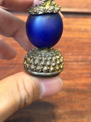 Sept prises de chapeau de mandarins en bronze doré, Chine, Qing — photo 21
