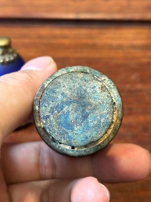 Sept prises de chapeau de mandarins en bronze doré, Chine, Qing — photo 10
