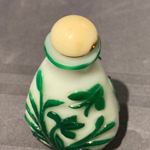 Sept tabatières en verre overlay, Chine, 19/20ème — photo 10