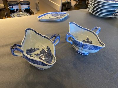 Service à 53 pièces en porcelaine de Chine en bleu et blanc, Qianlong — photo 21