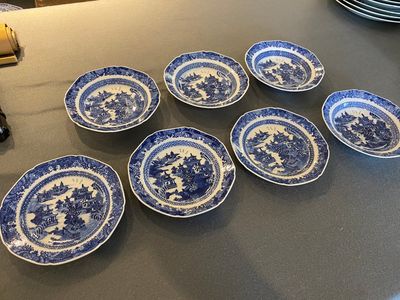 Service à 53 pièces en porcelaine de Chine en bleu et blanc, Qianlong — photo 34