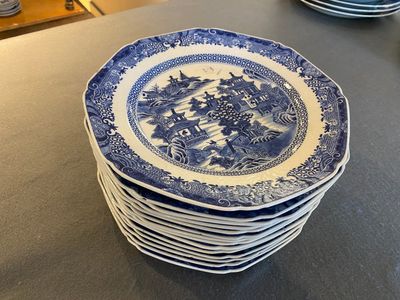 Service à 53 pièces en porcelaine de Chine en bleu et blanc, Qianlong — photo 40