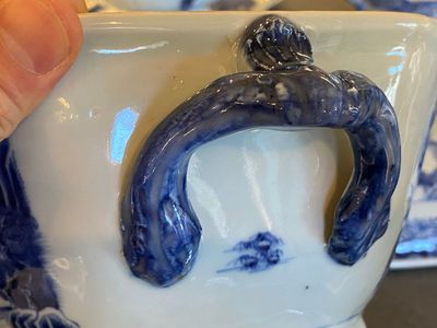 Service à 53 pièces en porcelaine de Chine en bleu et blanc, Qianlong — photo 10