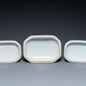 Service à 53 pièces en porcelaine de Chine en bleu et blanc, Qianlong — photo 7
