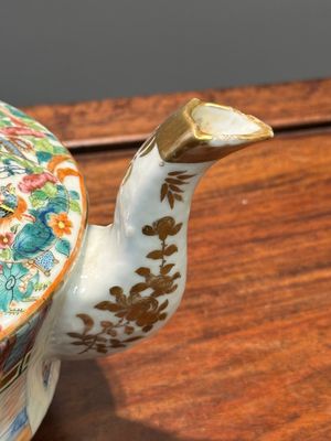 Service à thé de 11 pièces en porcelaine de Chine famille rose de Canton, 19ème — photo 13