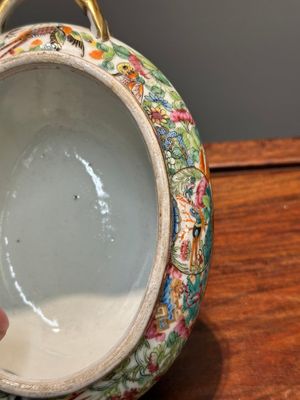 Service à thé de 11 pièces en porcelaine de Chine famille rose de Canton, 19ème — photo 27
