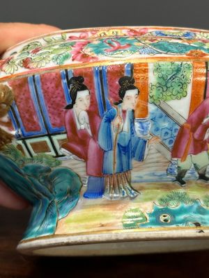 Service à thé de 11 pièces en porcelaine de Chine famille rose de Canton, 19ème — photo 28