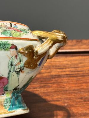 Service à thé de 11 pièces en porcelaine de Chine famille rose de Canton, 19ème — photo 30