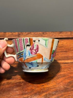 Service à thé de 11 pièces en porcelaine de Chine famille rose de Canton, 19ème — photo 45
