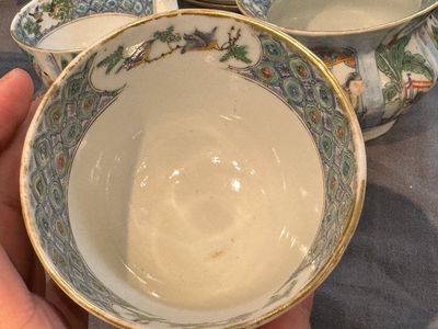 Service à thé de 27 pièces en porcelaine de Chine famille verte de Canton, 19ème — photo 30