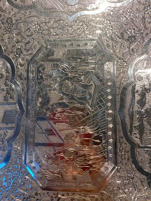 Service à thé en argent de quatre pièces sur présentoir, marque Tu Mao Xing 塗茂興, Chine, 19ème — photo 52