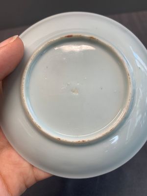 Seven Chinese blue and white cups and six saucers, Kangxi/Yongzheng — photo 12