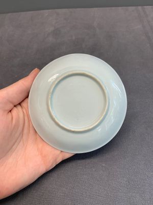 Seven Chinese blue and white cups and six saucers, Kangxi/Yongzheng — photo 5