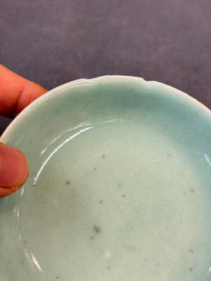 Seven Chinese blue and white, famille rose, and celadon wares, 18/19th C. — foto 12