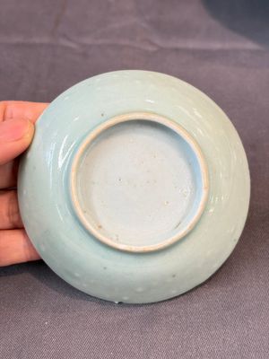 Seven Chinese blue and white, famille rose, and celadon wares, 18/19th C. — foto 15
