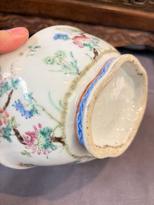 Seven Chinese blue and white, famille rose, and celadon wares, 18/19th C. — foto 30
