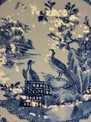 Seven Chinese blue and white, famille rose, and celadon wares, 18/19th C. — foto 43
