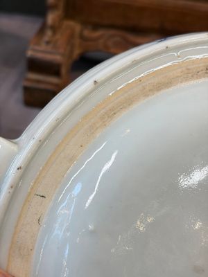 Seven Chinese blue and white, famille rose, and celadon wares, 18/19th C. — foto 49